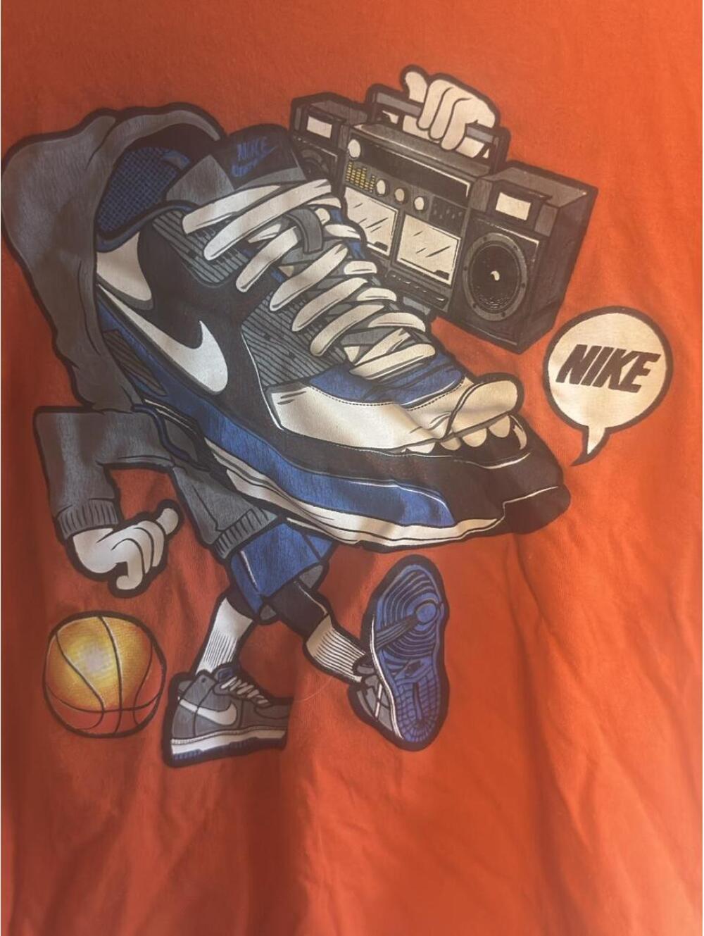 Nike Kid's Orange Tshirt - Picture 2 of 3